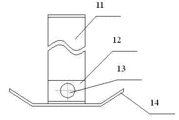 Air conditioner wind direction adjusting device