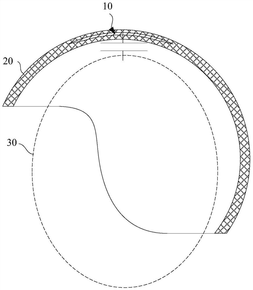 Capacitive sensor, wearing detection device and wearable equipment