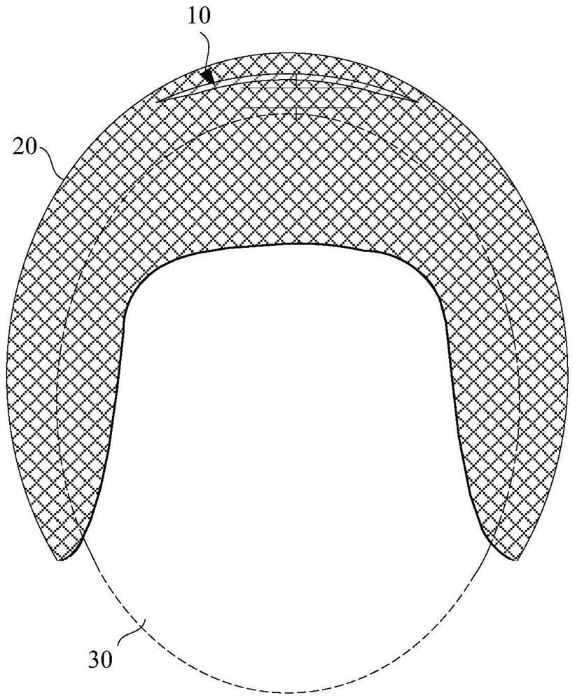 Capacitive sensor, wearing detection device and wearable equipment