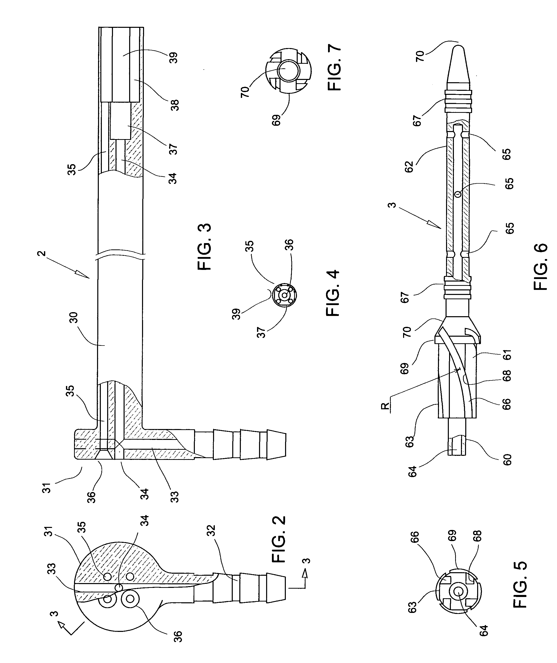 Instrument used in treatment of the urinary incontinence in women