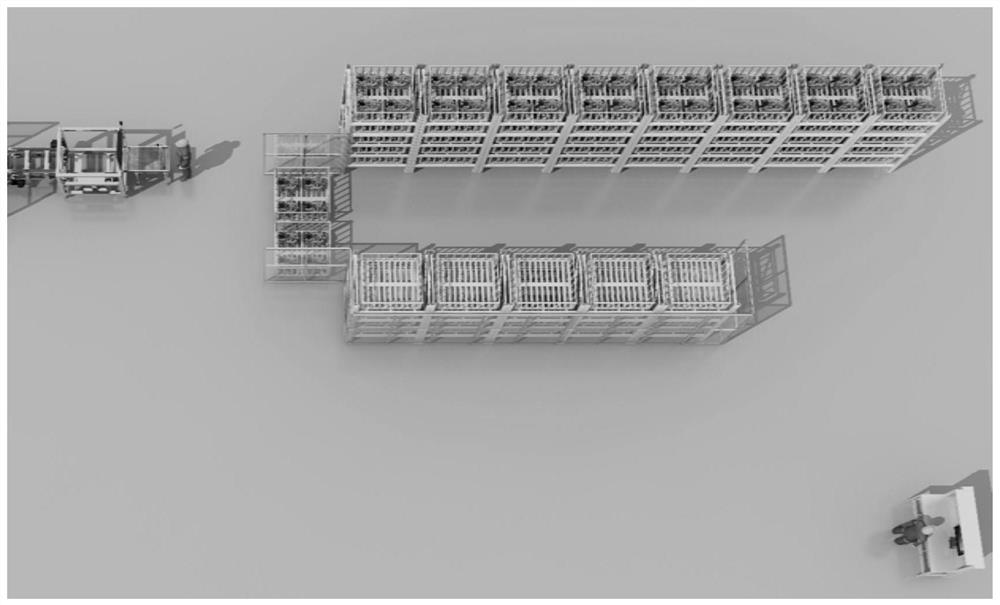 Visual material warehouse management method, device and system