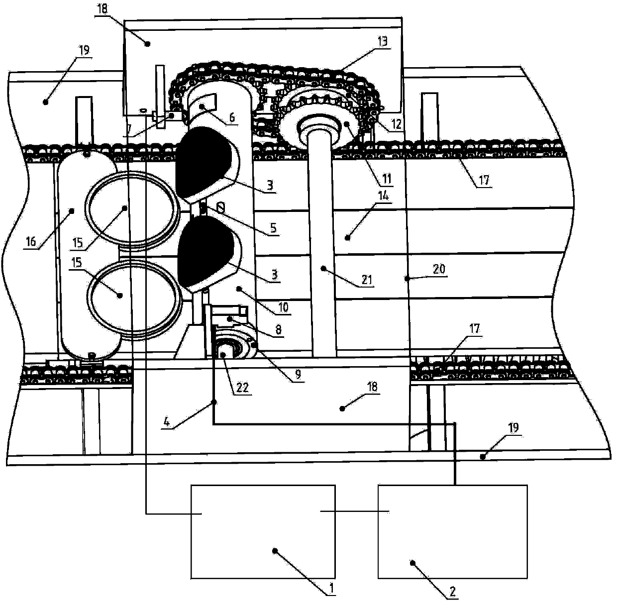 Corona device of plane lid printing machine