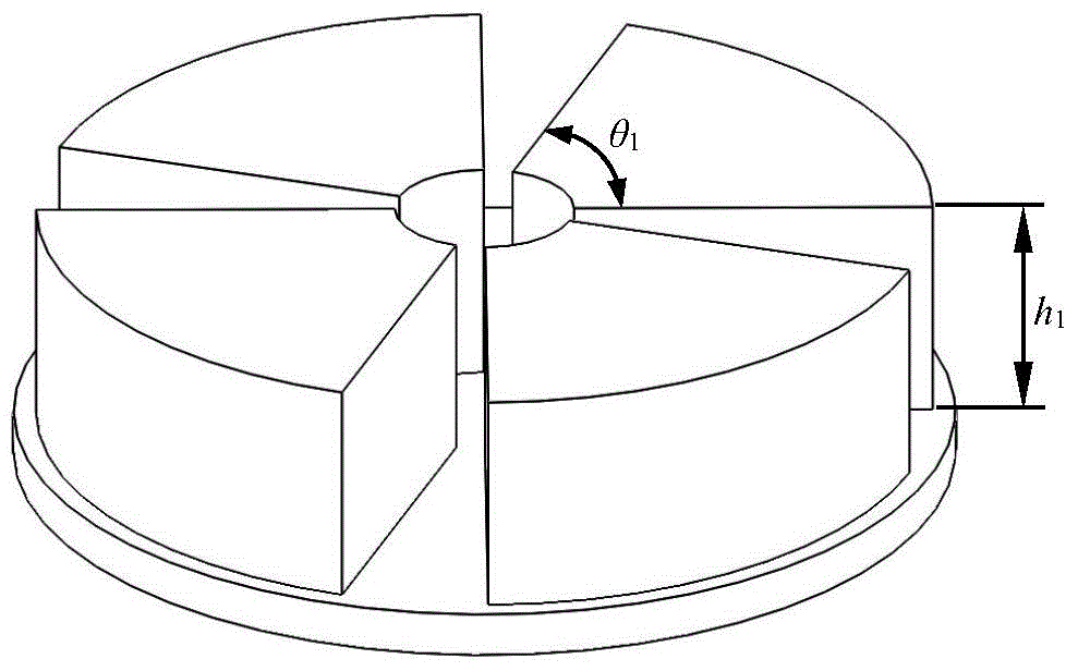 Arrayed omnidirectional type horizontal shear modal magnetostrictive transducer