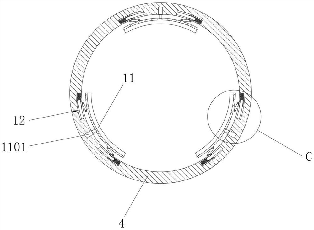 HDPE double-wall corrugated pipe demolding device