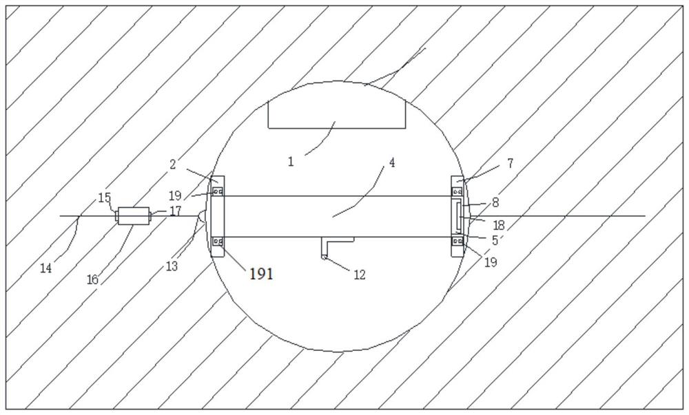 Safety protection rescue device for limited space operation and using method of safety protection rescue device