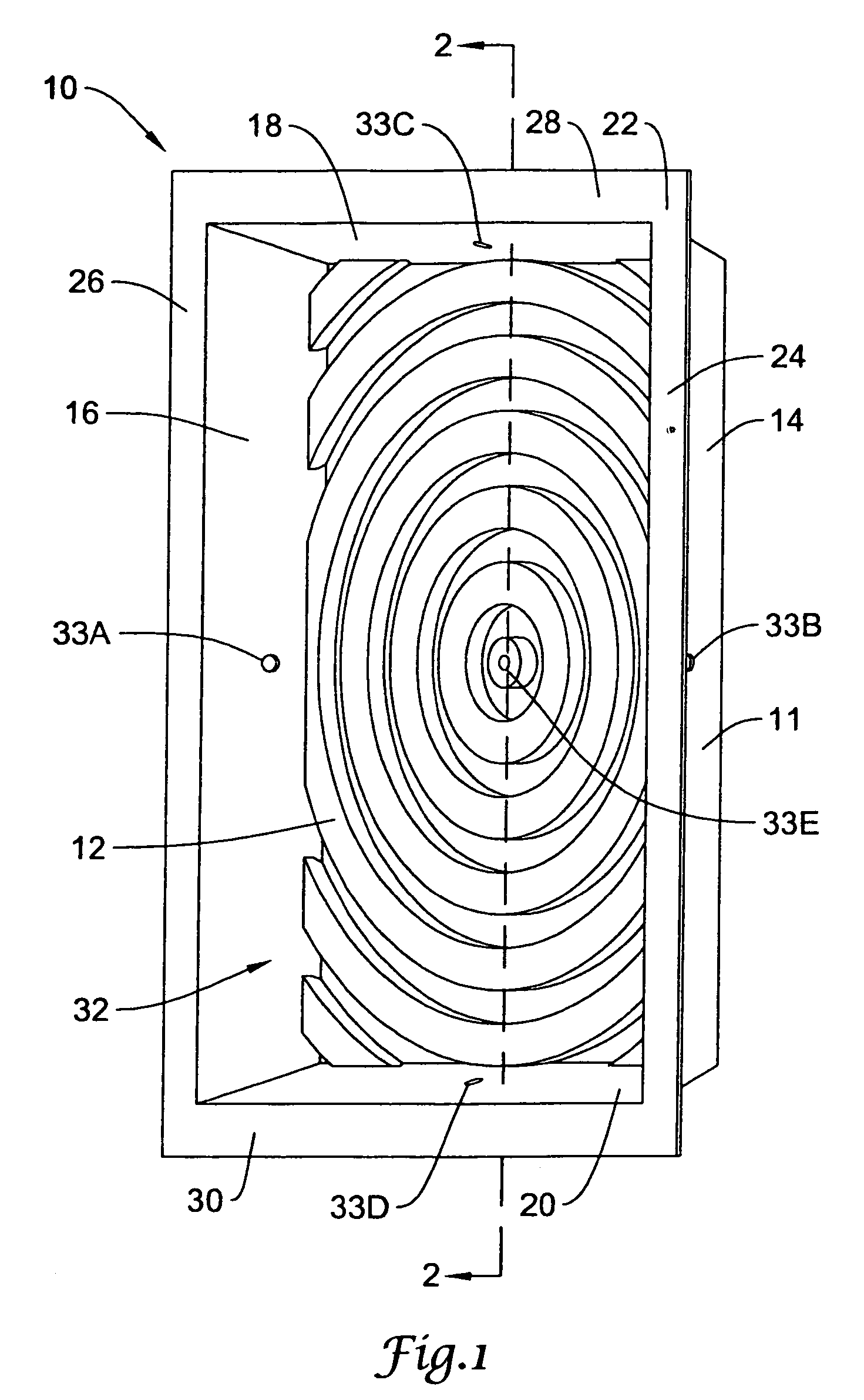 Receptacle for enclosing low-voltage electronic devices in a wall
