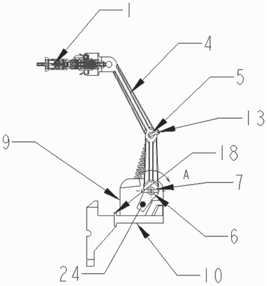 Track inspection robot microwave communication system and method