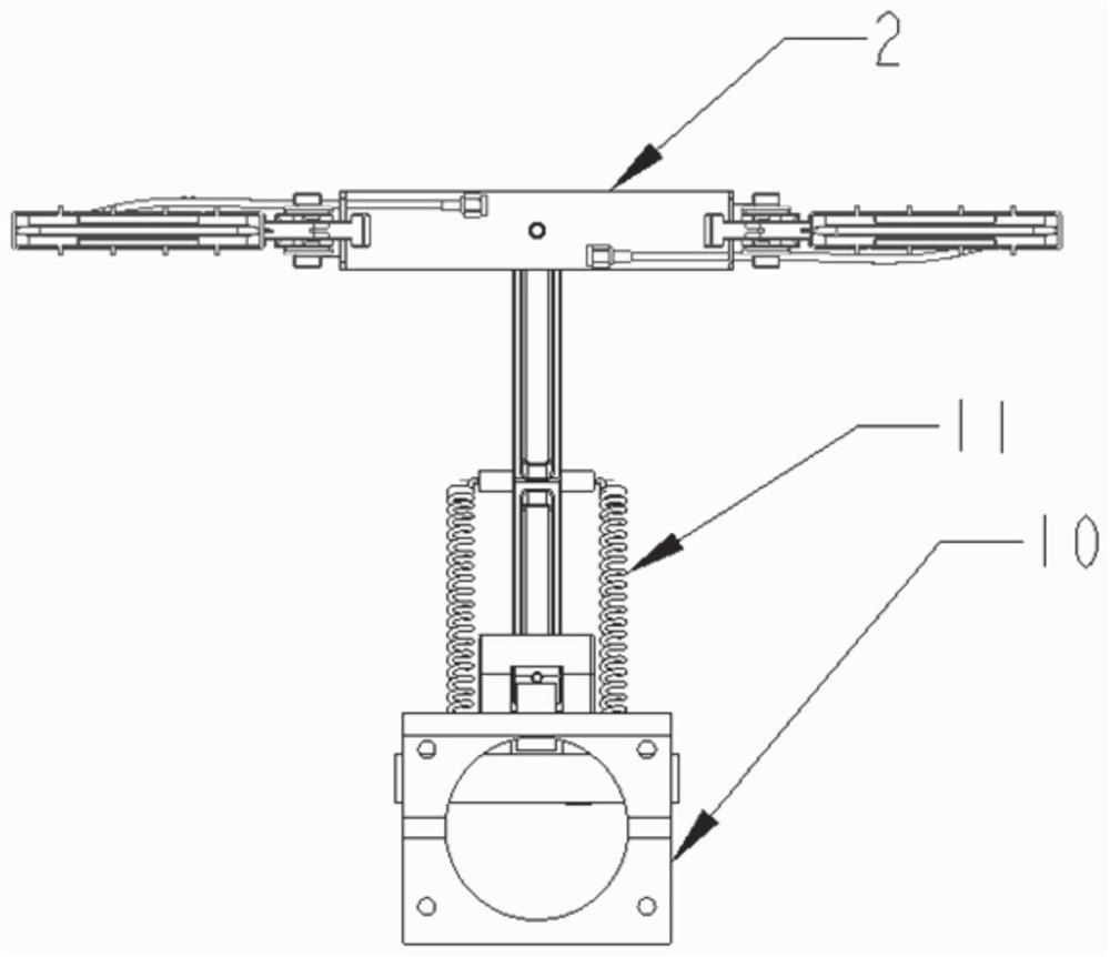 Track inspection robot microwave communication system and method