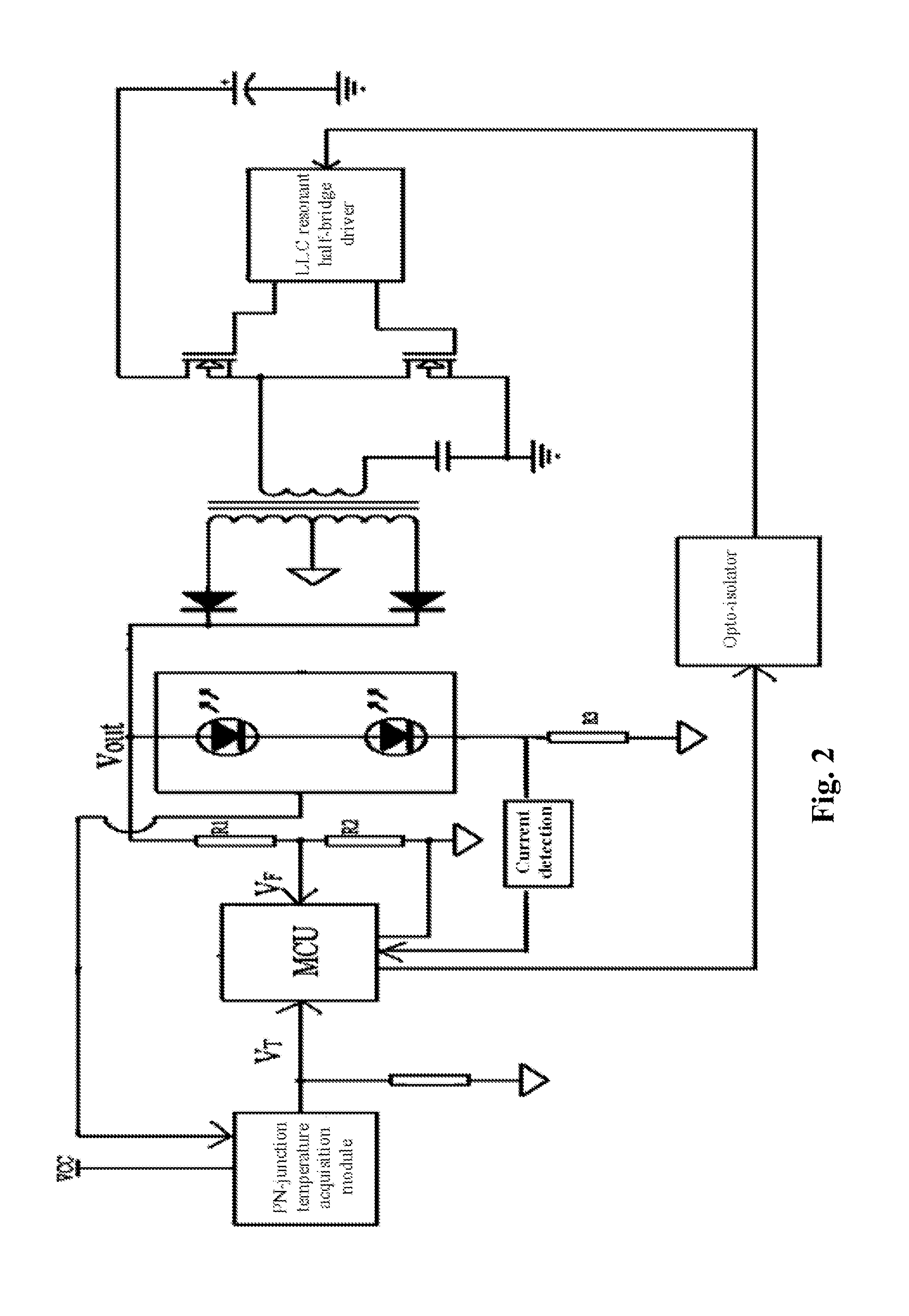 LED actuating device and method