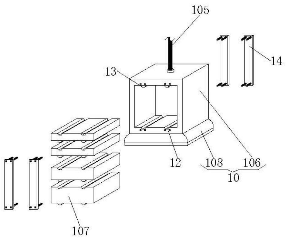 Convenient-to-adjust impact force detection device for explosion-proof vehicle research and development