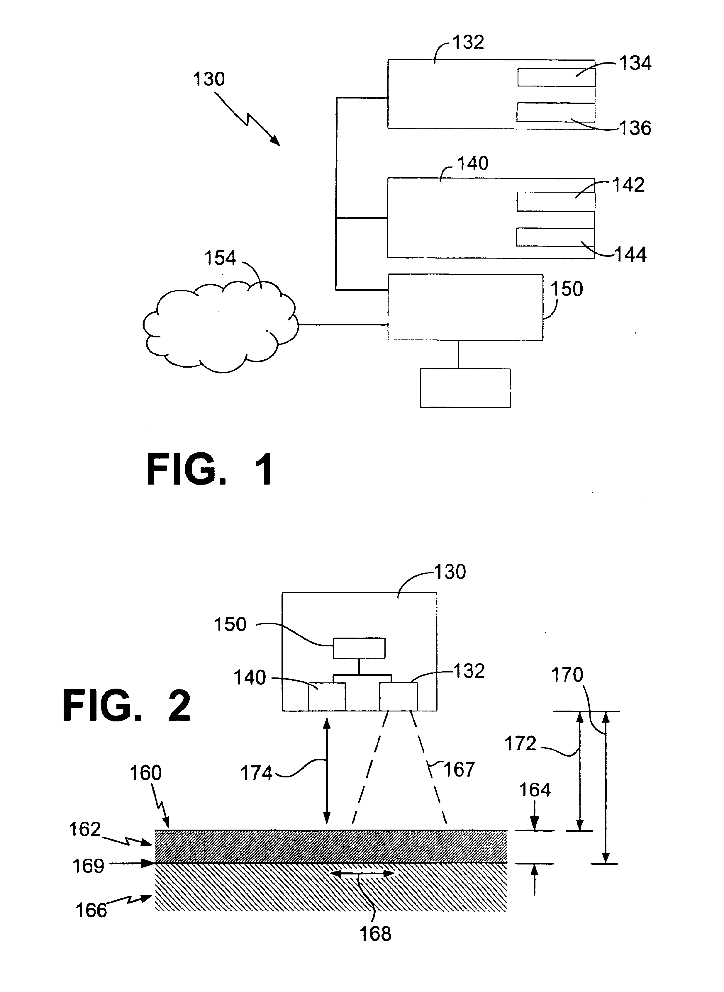 Method and apparatus for non-contact thickness measurement