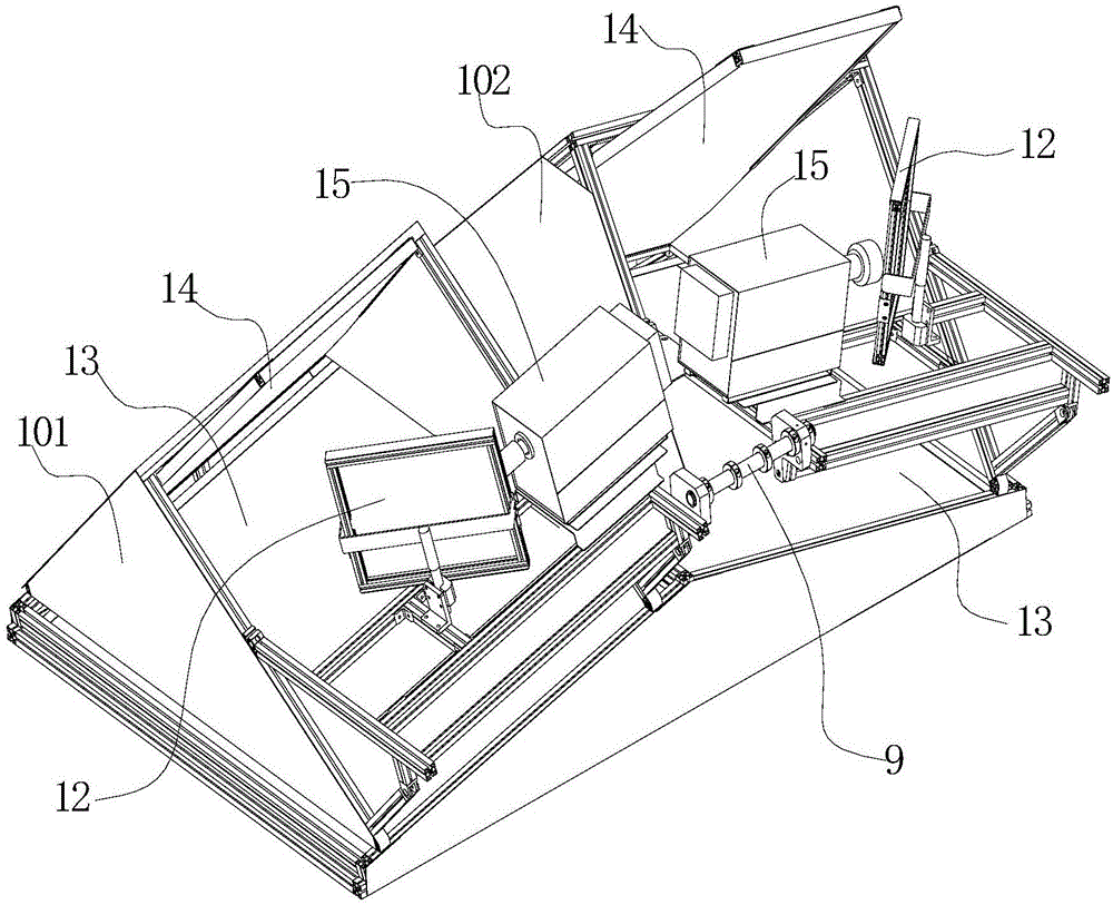 Macroscopic inspection system for glass substrate