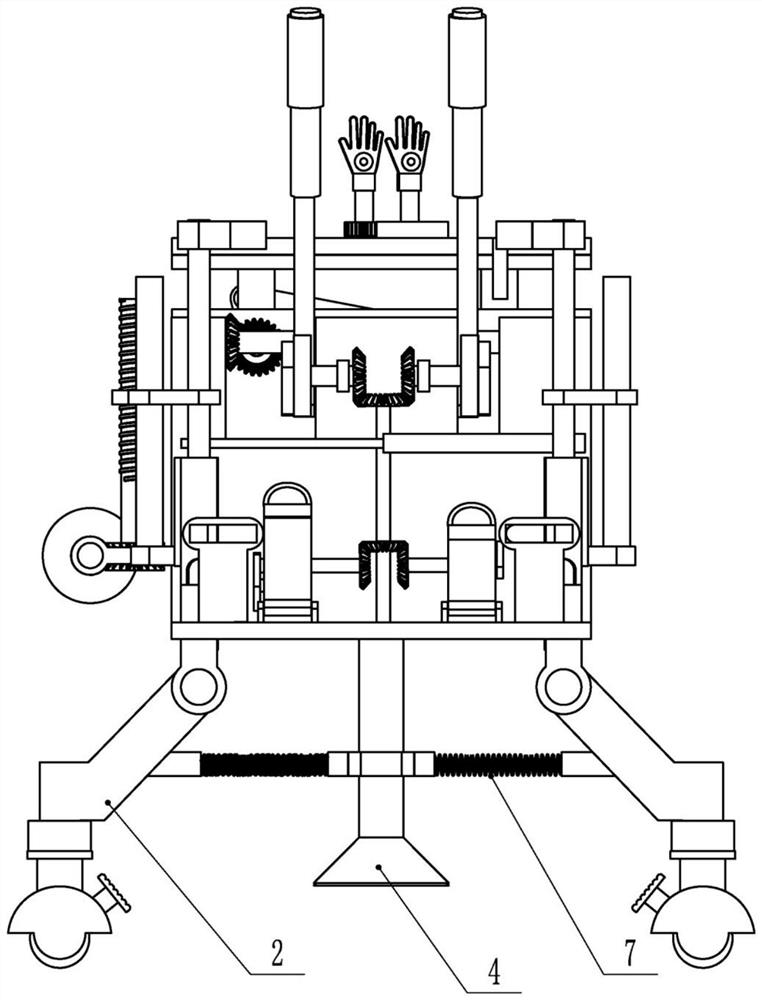 Automatic balance ability adjusting device for testing and exercising of elderly patients