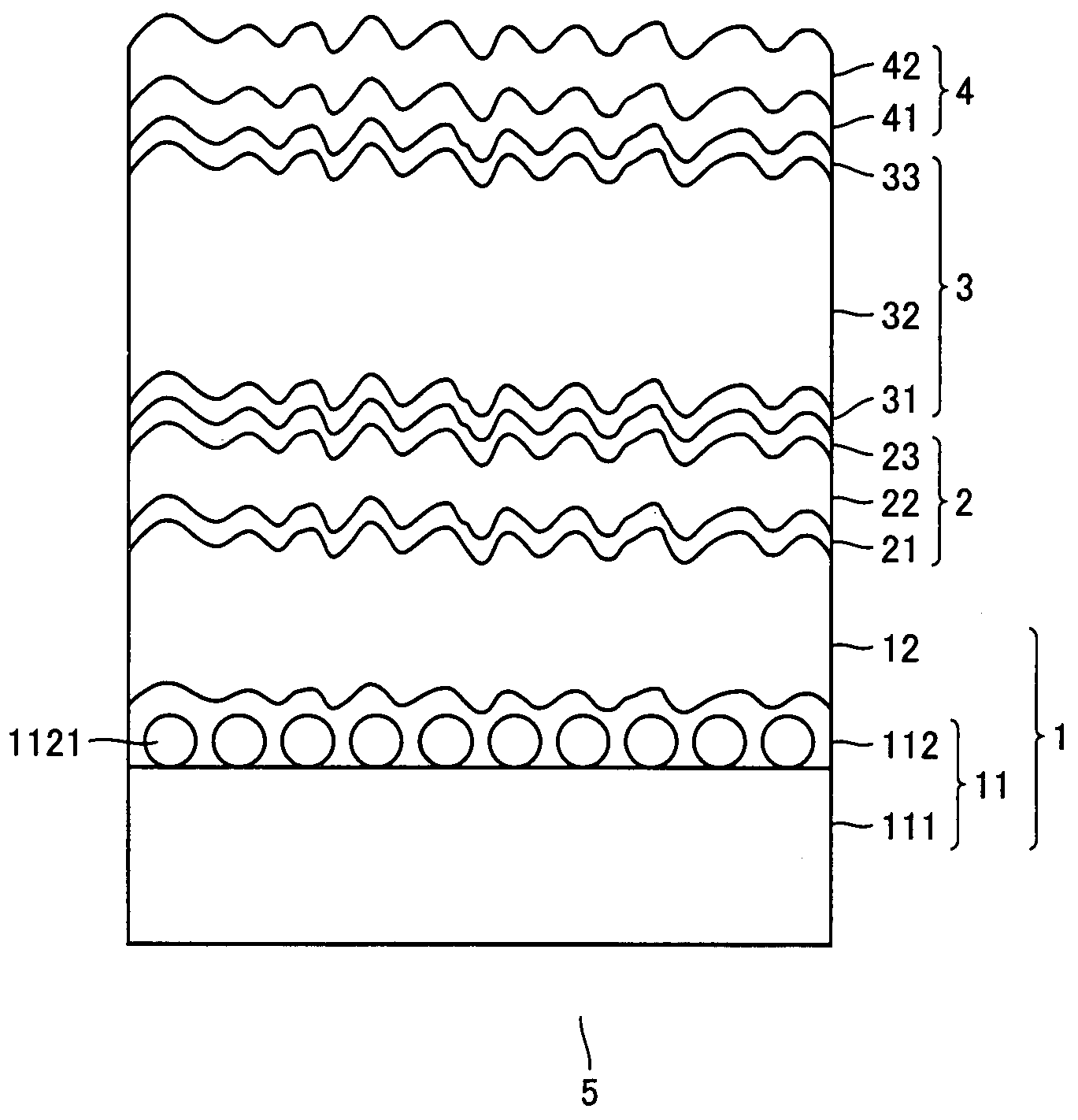 Substrate For Thin Film Photoelectric Conversion Device and Thin Film Photoelectric Conversion Device Including the Same