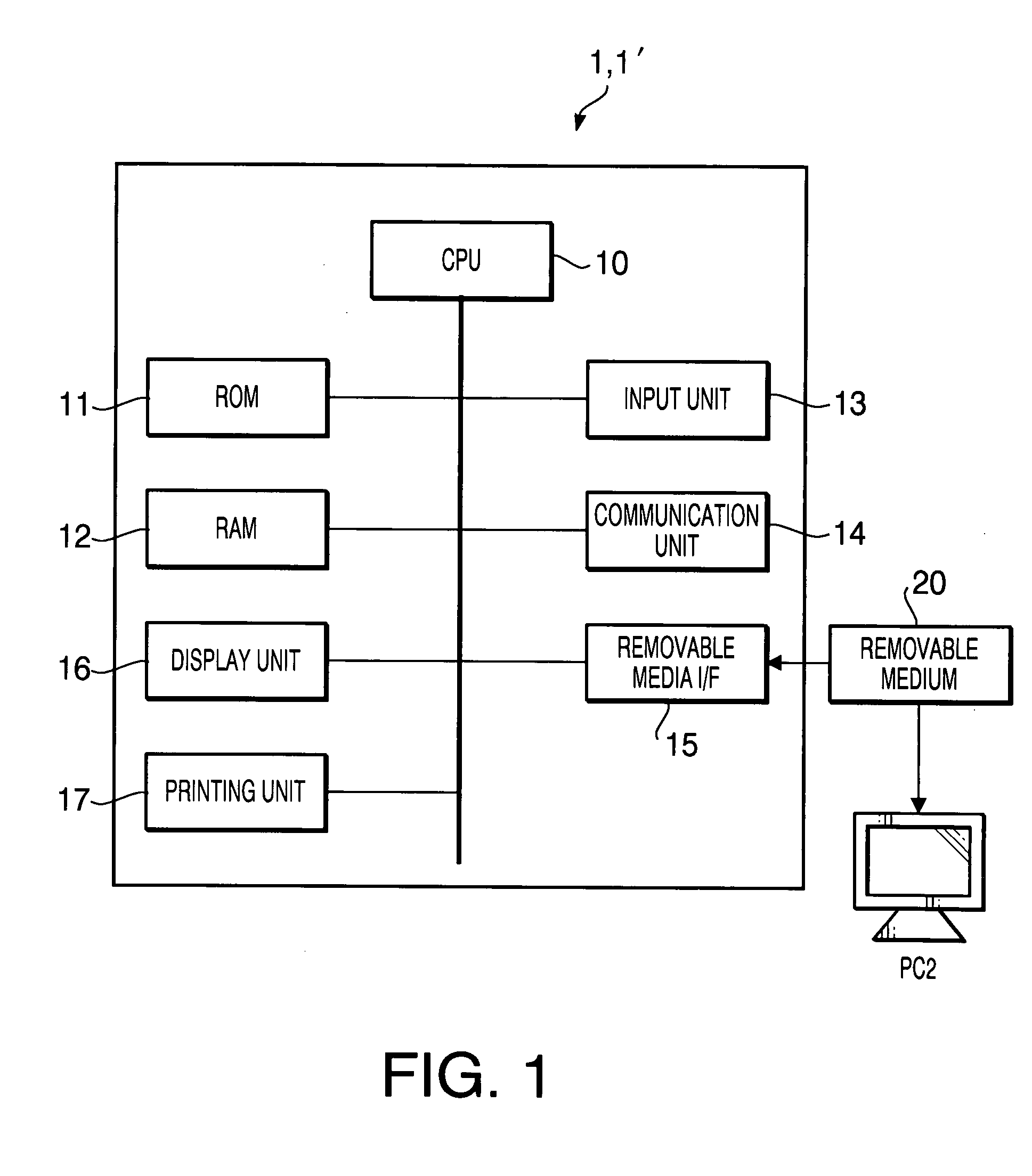 Information processing apparatus and computer usable medium therefor