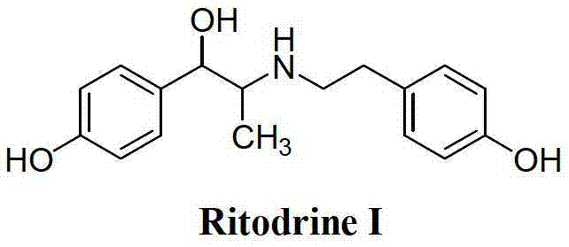 Preparation method of ritodrine