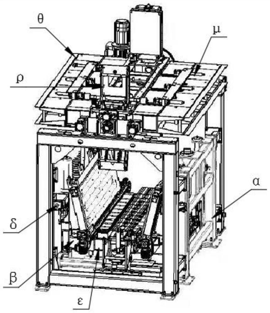 A jig for foaming refrigerator boxes