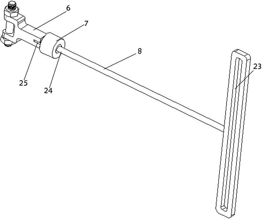 S-shaped carbon-free dolly walking with variable space
