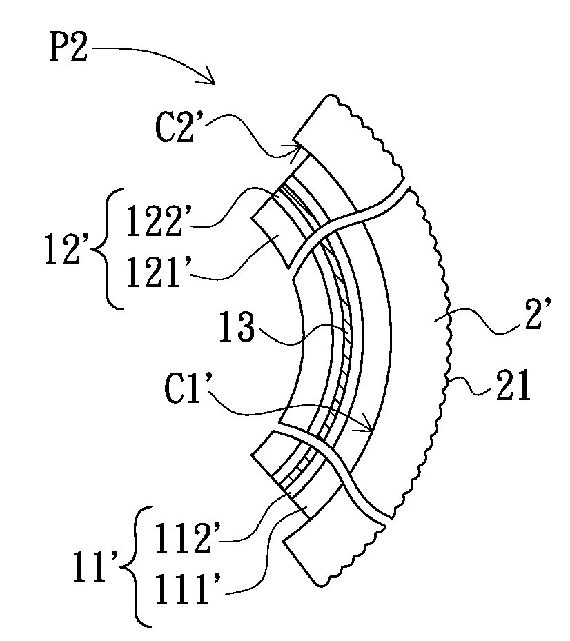 Curved Display Panel and Method for Manufacturing the same