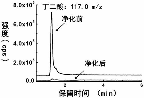 Polystyrene-divinyl benzene modified magnetic carbon nanotube composite material and application thereof