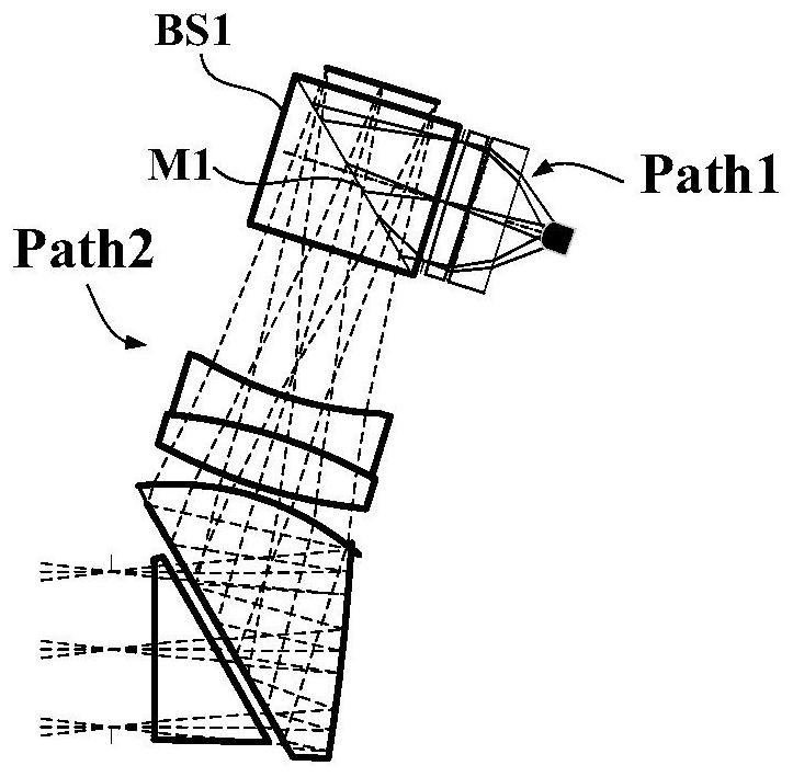 A small projection optical assembly and projection optical system suitable for near-eye displays