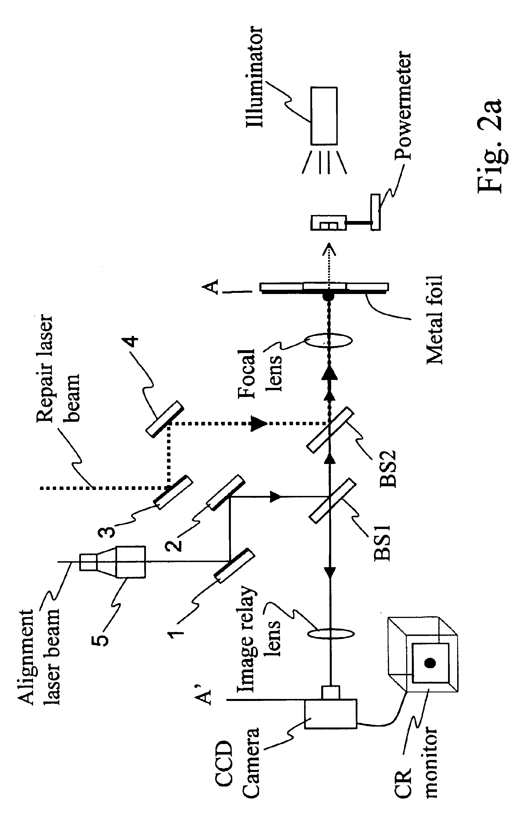 Method and apparatus for repair of defects in materials with short laser pulses