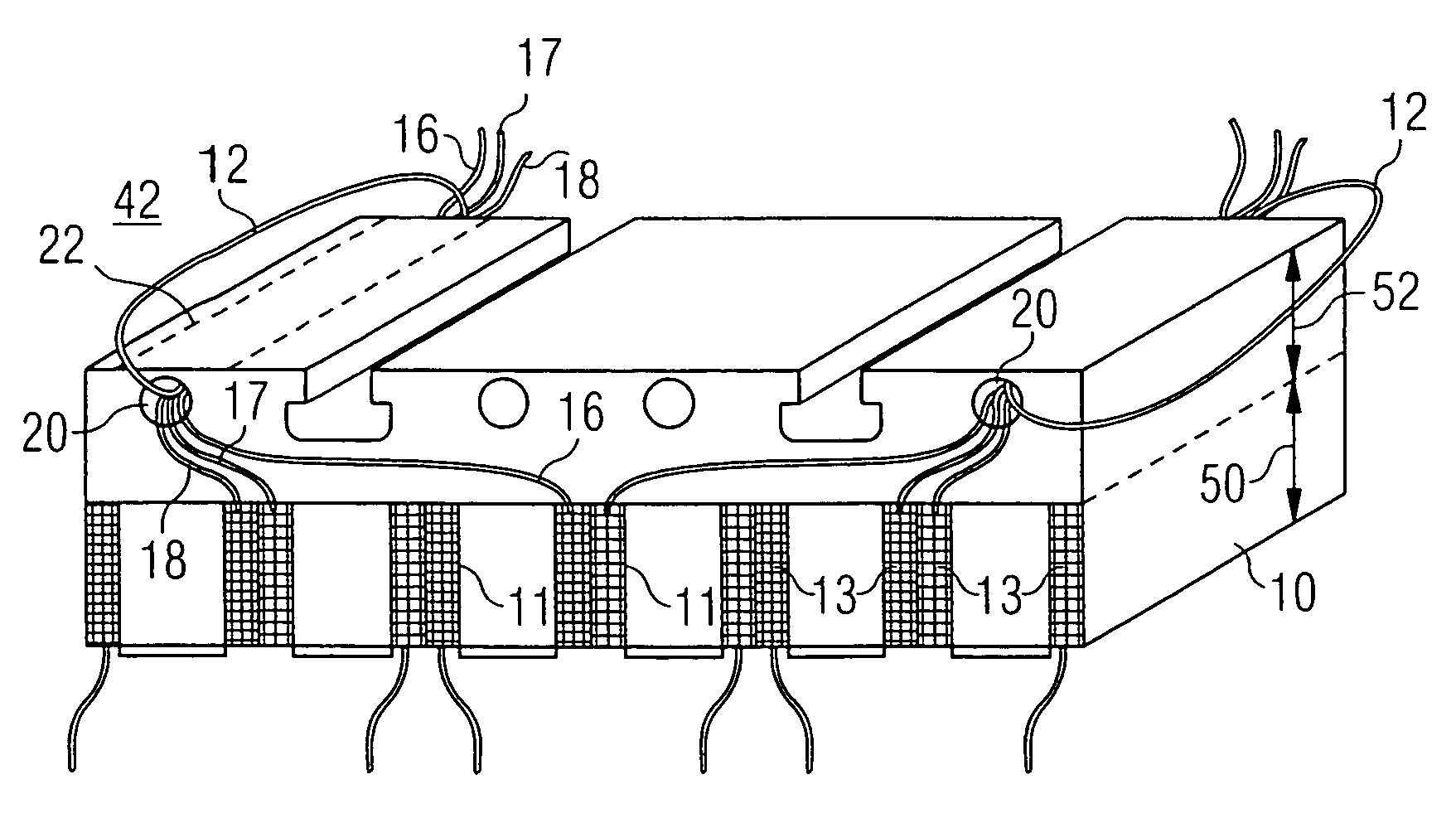 Electric machine with a damping device