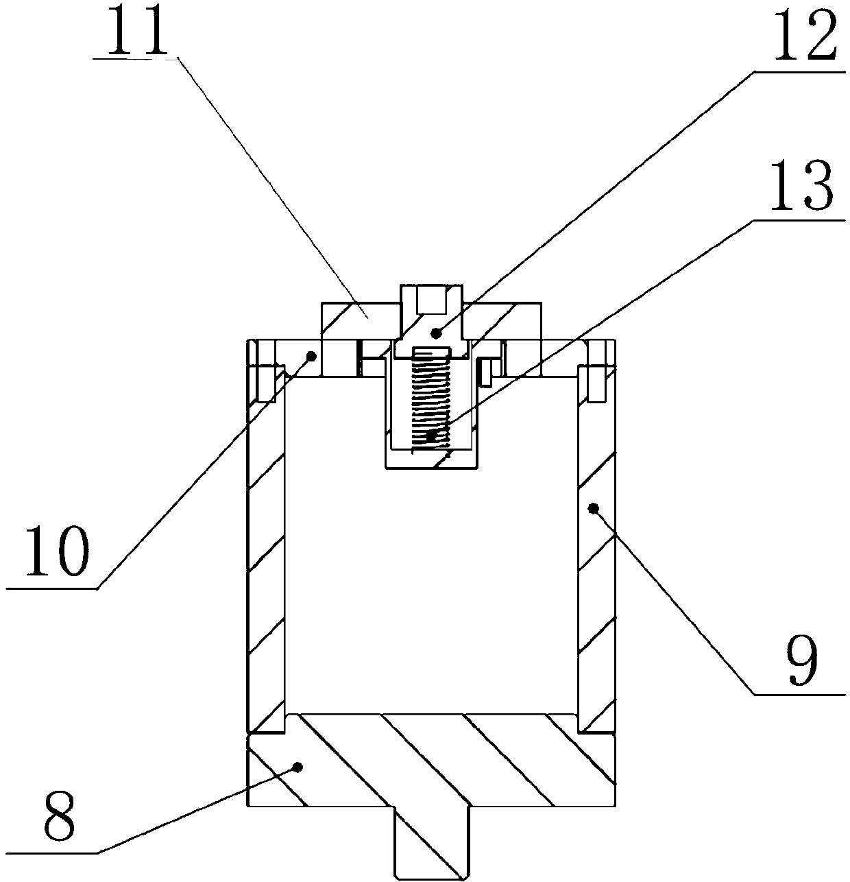 Magnetic steel detection device
