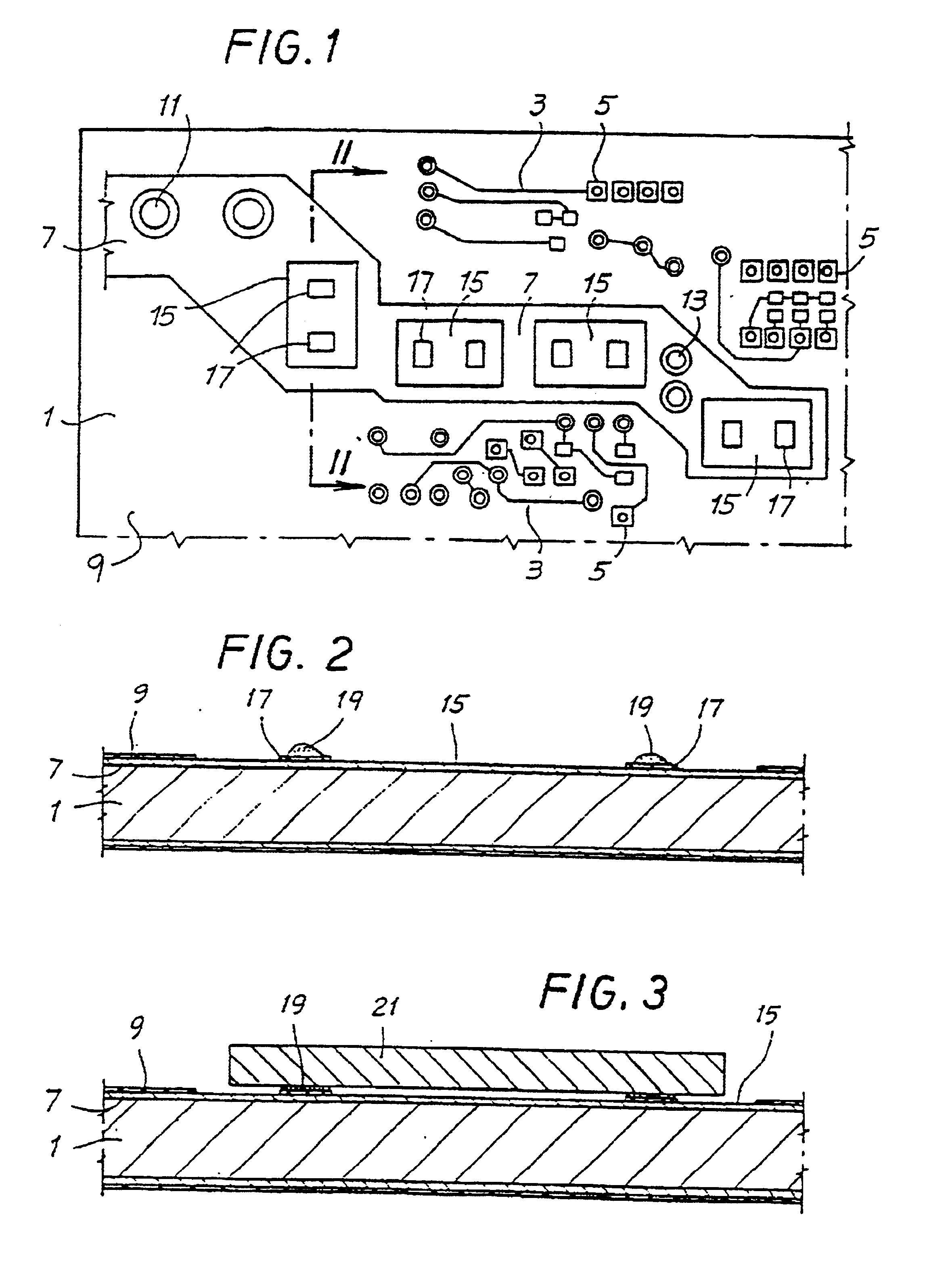 Process for producing printed circuits and printed circuits thus obtained