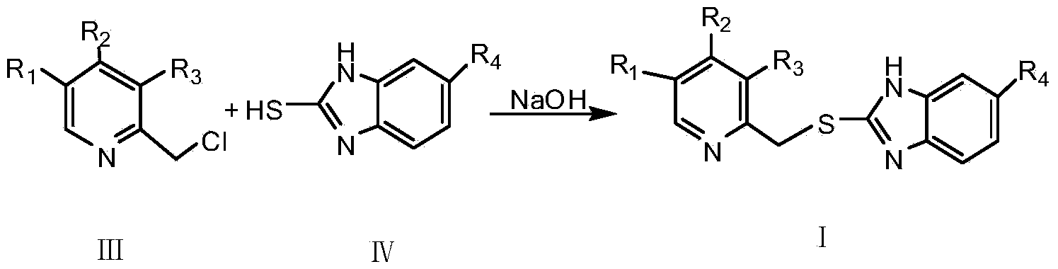 Preparation method of benzimidazole proton pump inhibitor intermediate