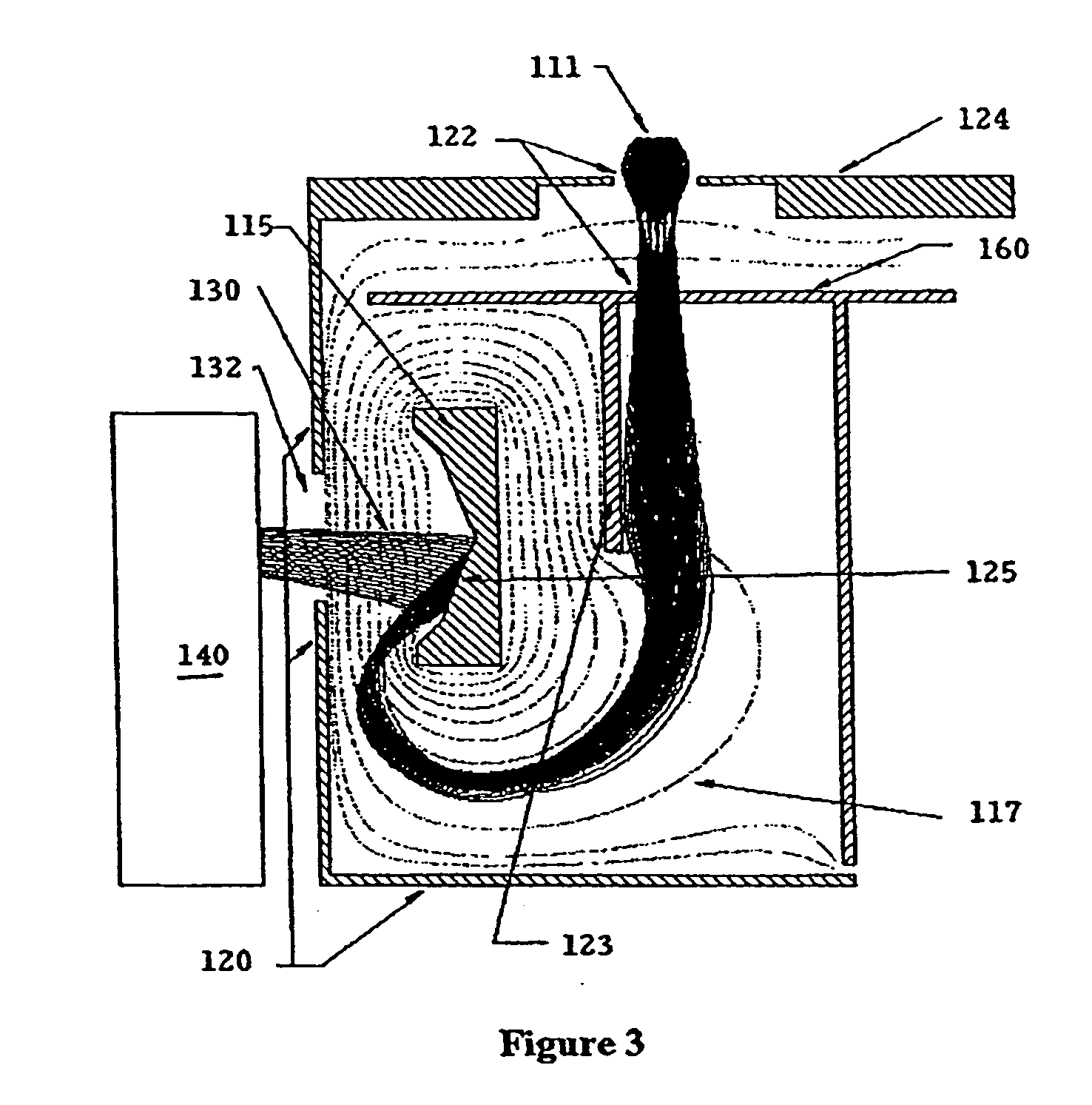 Apparatus for amplifying a stream of charged particles