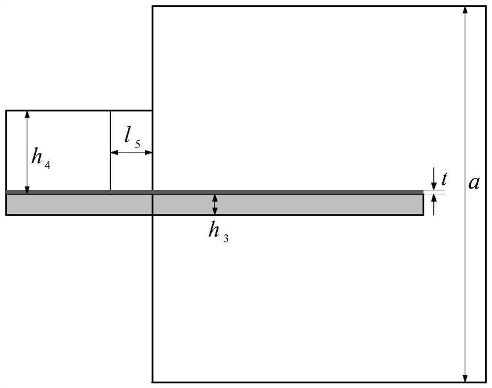 A small size ka-band broadband end-fed waveguide microstrip conversion structure