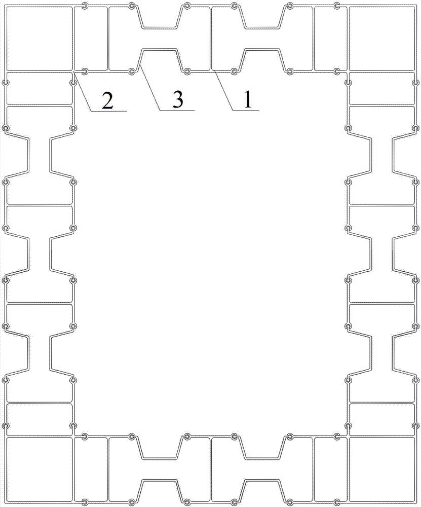 Combined steel structure support pile and construction method