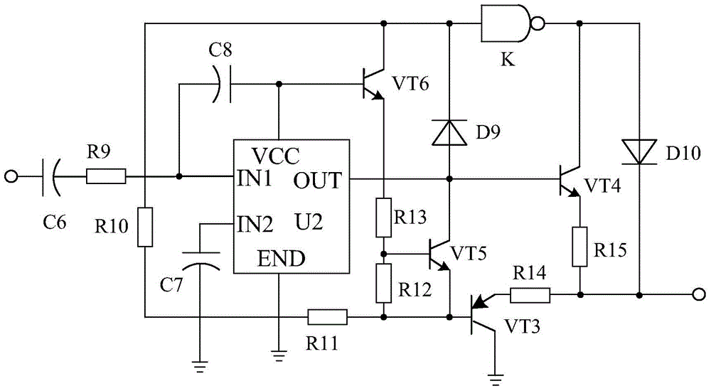 LED logic gate control system based on loss suppression