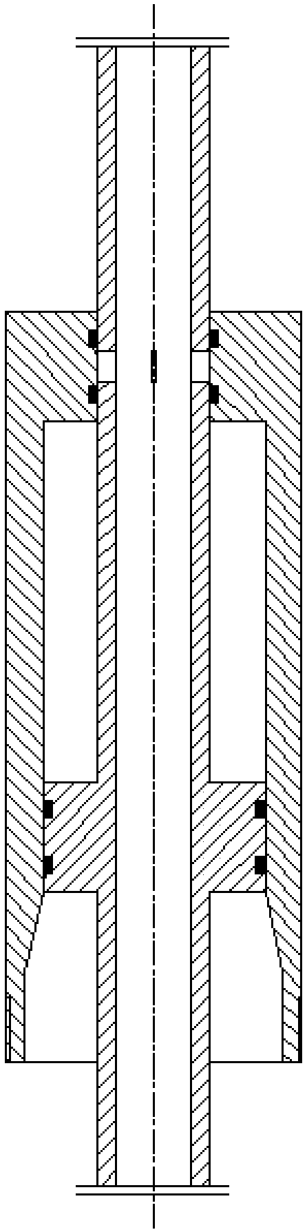 A multi-layer test sampling valve