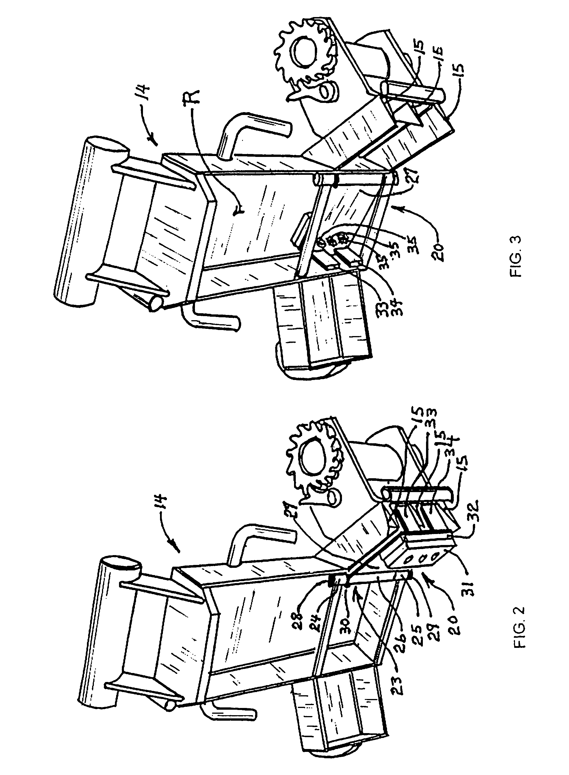 Flip-out function converter for tree-mounted frame apparatus used in arbor rigging procedures