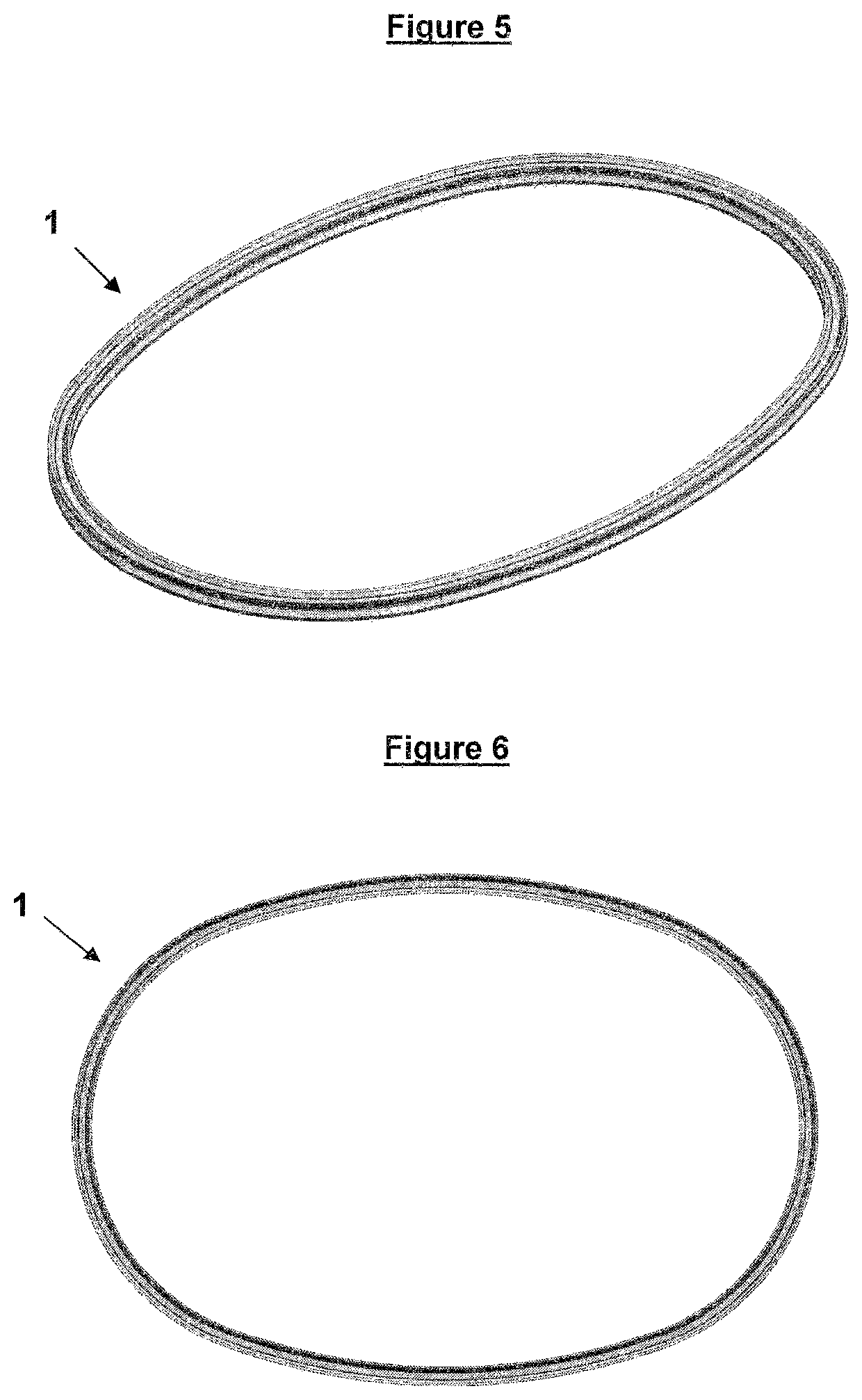 Metal airtight seal with bidirectional face, self-energizable by pressure