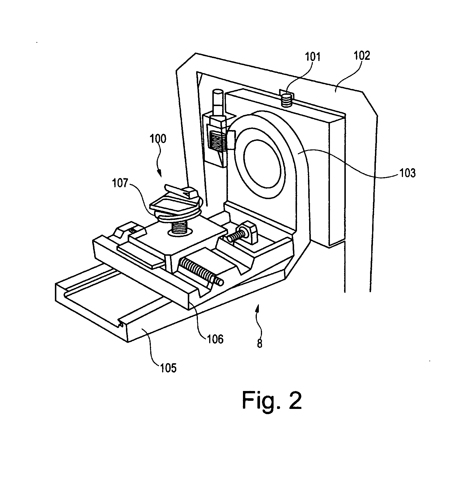 Method for measuring a distance of a component from an object and for setting a position of a component in a particle beam device