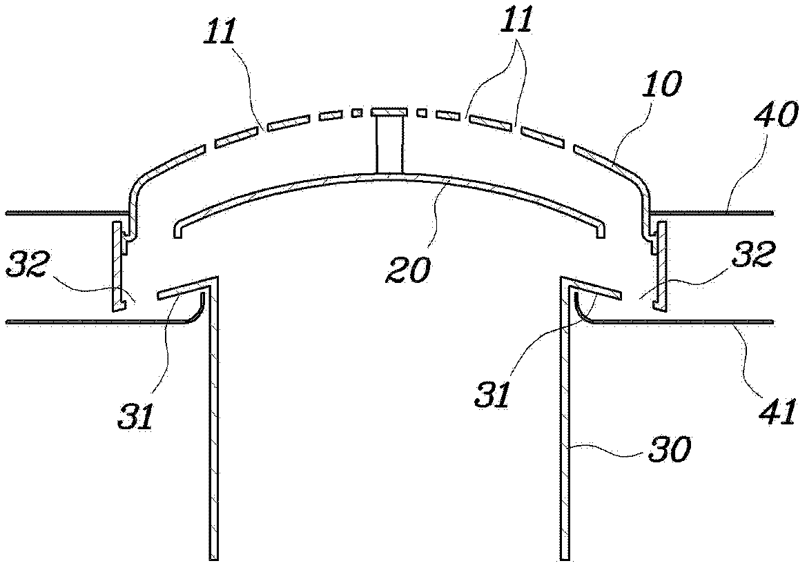 Apparatus for preventing water from flowing into high voltage electronic parts