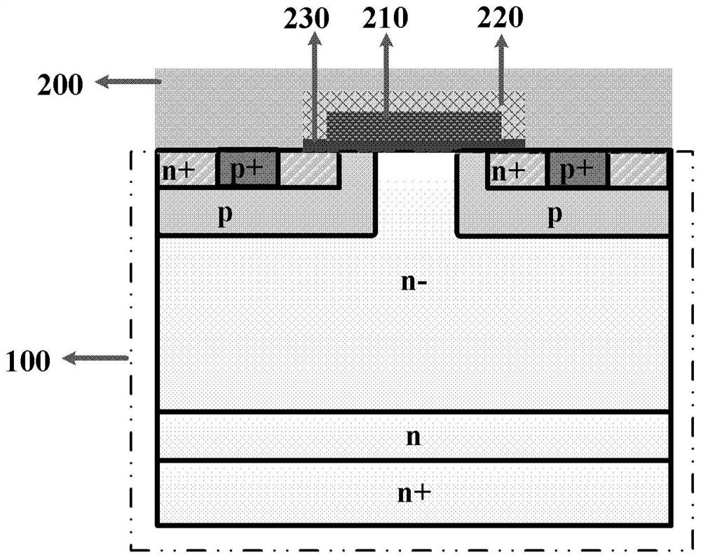 Power semiconductor device with insulation structure in cell and preparation method