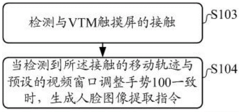 Facial image extraction achieving method, device and system for VTM