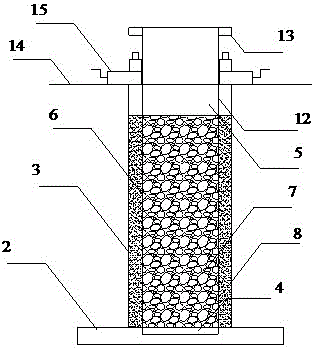 Coarse-grained soil triaxial test sample preparation instrument and using method thereof