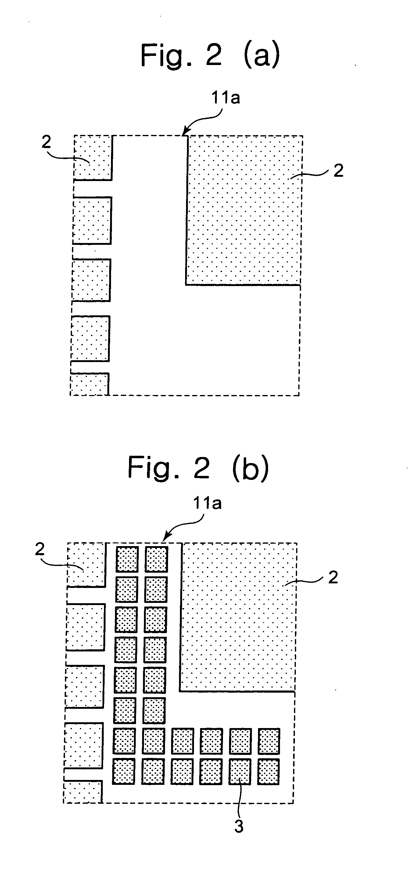 Method of processing dummy pattern based on boundary length and density of wiring pattern, semiconductor design apparatus and semiconductor device