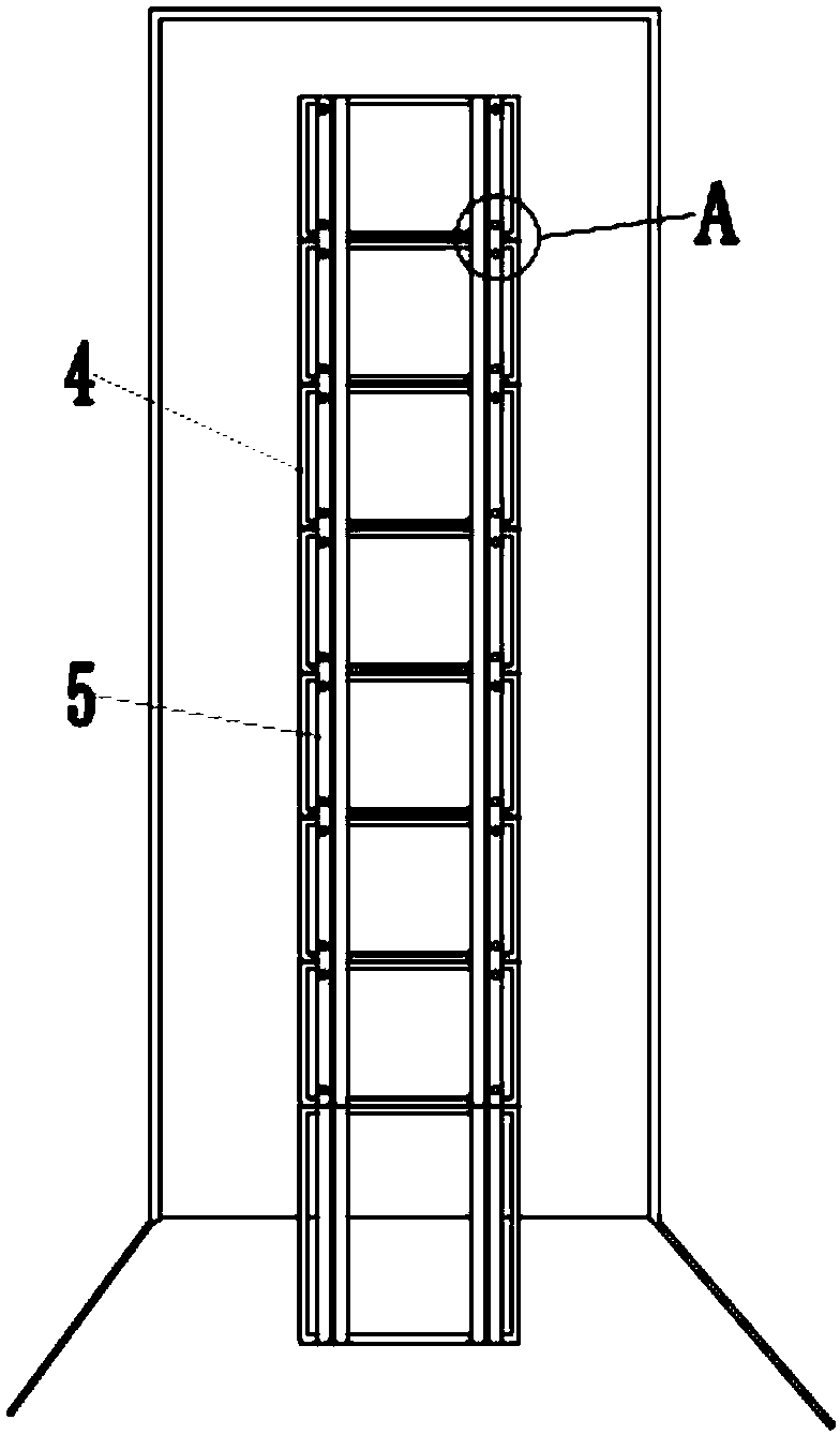 Container data center and cabinet installation method