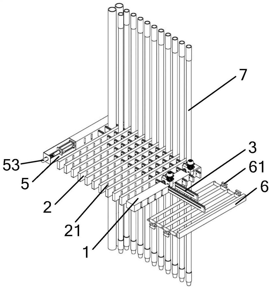 An automatic finger beam device