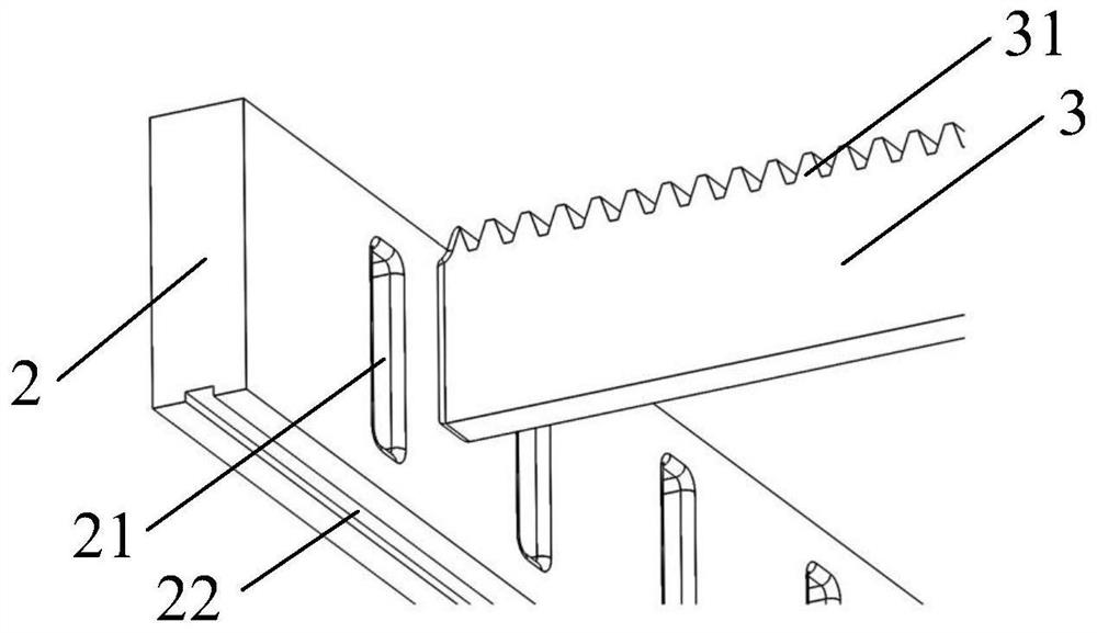 An automatic finger beam device