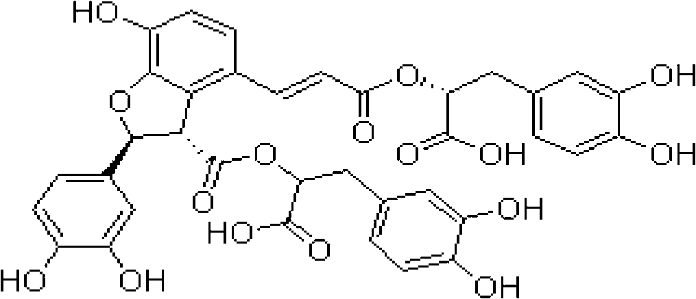 Method for transforming danshinolic acid B into tanshinol