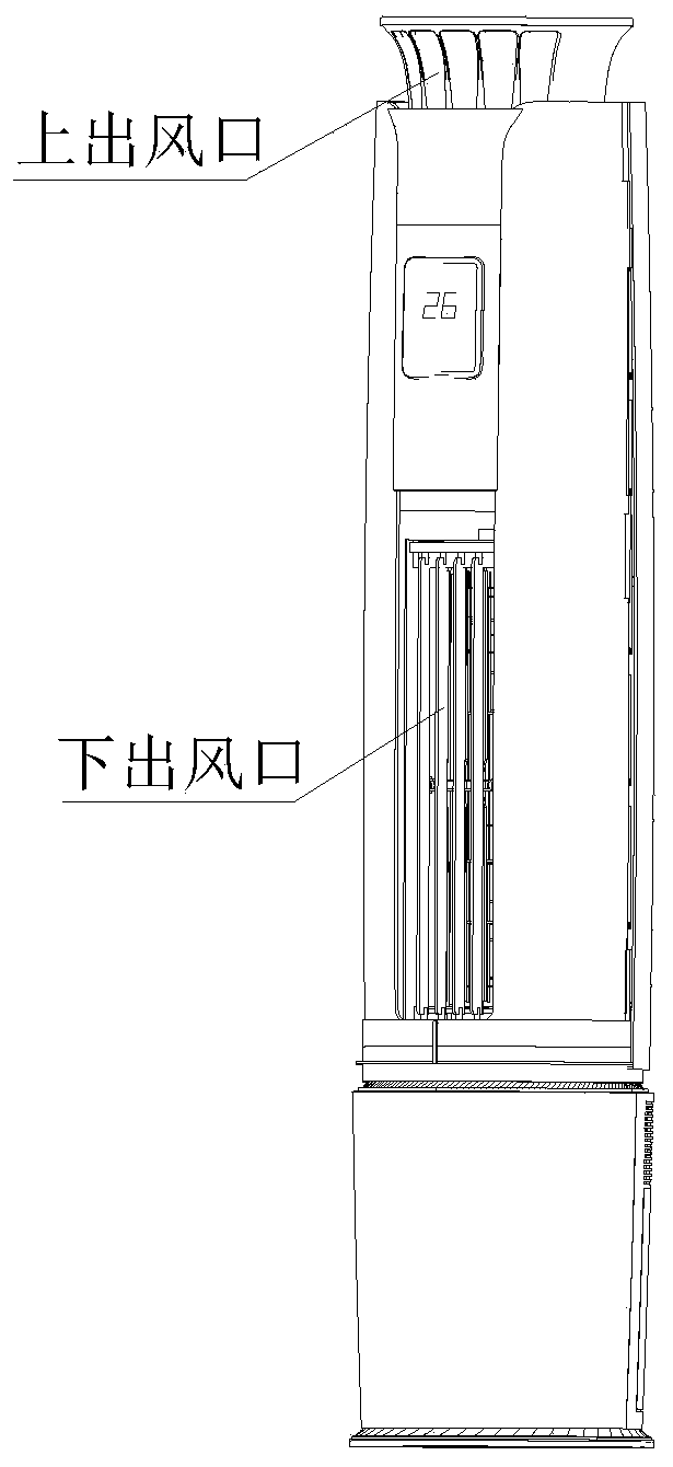 Control method and device for refrigeration direct blowing prevention of air conditioner, storage medium and air conditioner