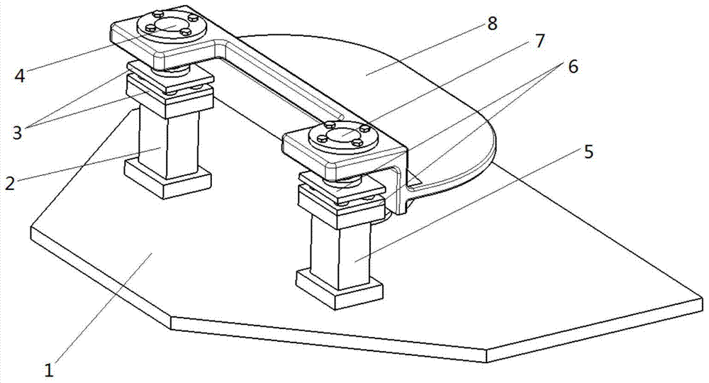 A Tire Six-Component Force Test Device for Eliminating Unbalanced Load