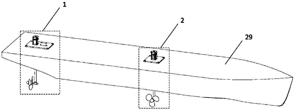 Device for simulating wind load in ship model test